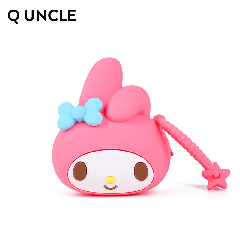 Sanrio Mini Silicone Bag Zero Wallet Melody Kuromi Student Exquisite Coin Zero Wallet Multiple Colors Portable Bag Hanging Strap