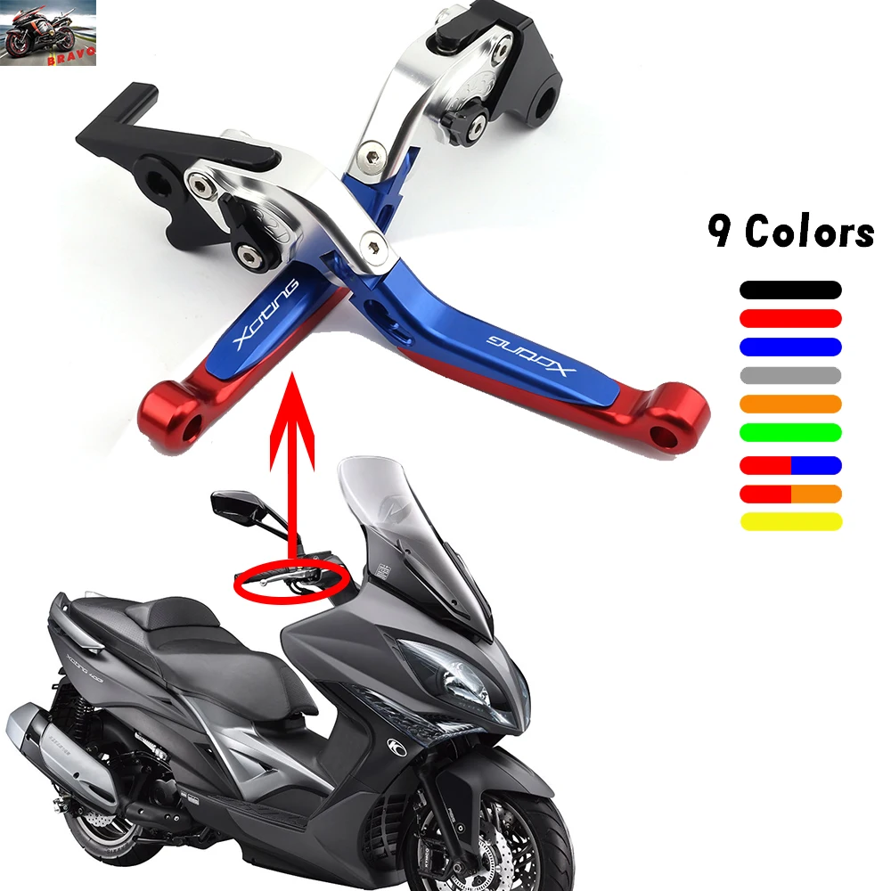 

For KYMCO XCITING 250 300 500 400 S400 Motorcycle Accessories Adjustable Folding Brake Clutch Levers Brake Set Handle Levers