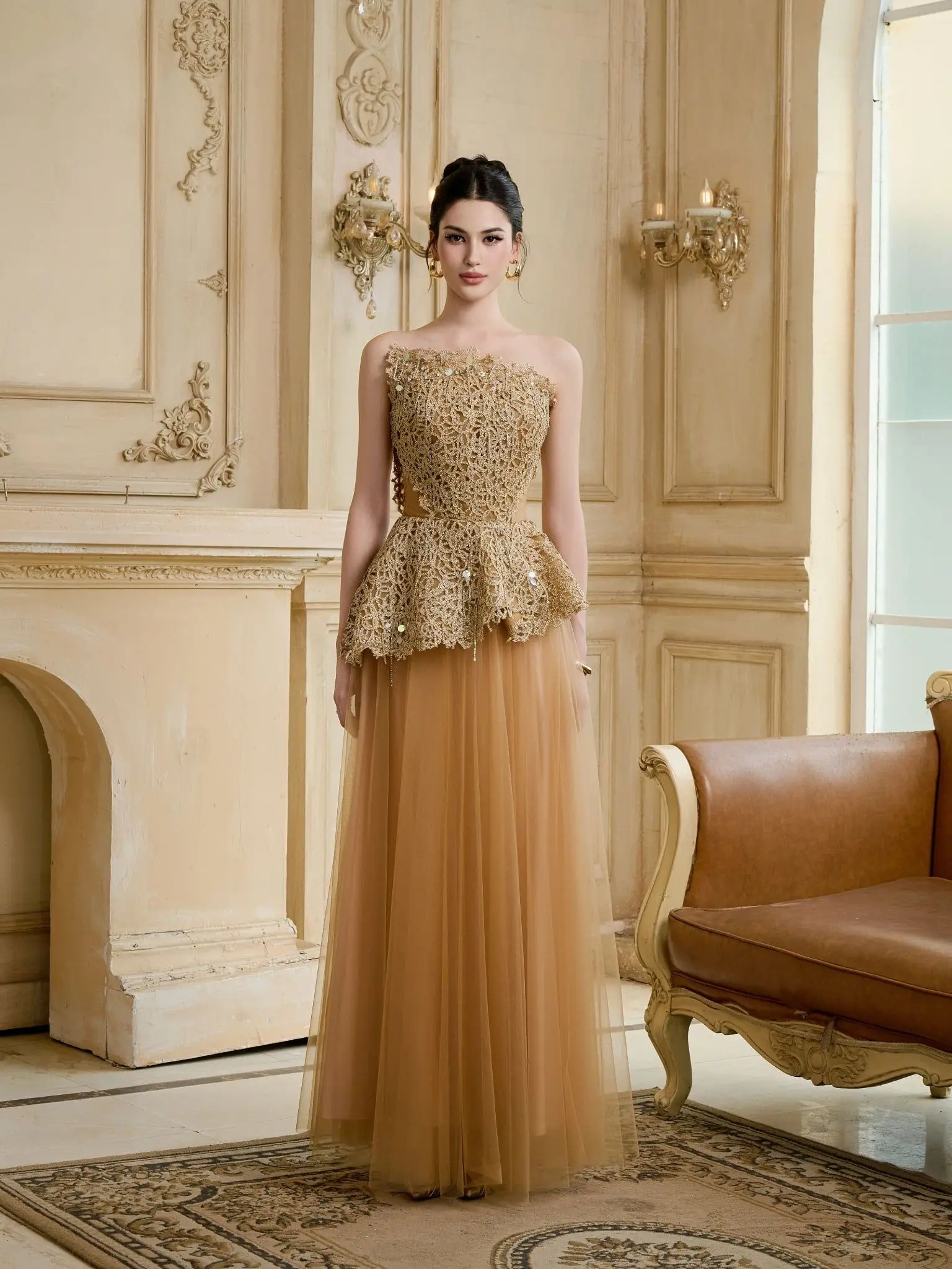 

Radiant Customized Prom Dresses Fashion Exquisite 2026 Sleeveless High Quality Tulle A-Line Evening Dress Customized