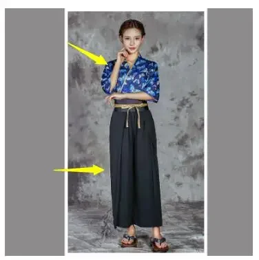 زي الاستقبال الياباني فندق مطعم نادلة البدلة كيمونو السراويل السوشي خمر العمل