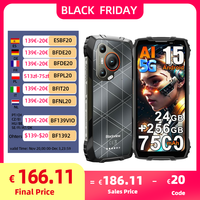 Blackview BL7000 5G Outdoor Mobile Phone AI Smartphone Android 15, 7.68 ''Display 120Hz, Dimensity 6300 5G Rugged Phones 7500mAh