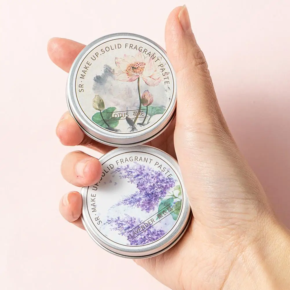 Solid Perfume Portable Solid Balm Long-lasting Fragrances Fresh and Elegant Female Solid Perfumes Body Aroma Gifts For Women