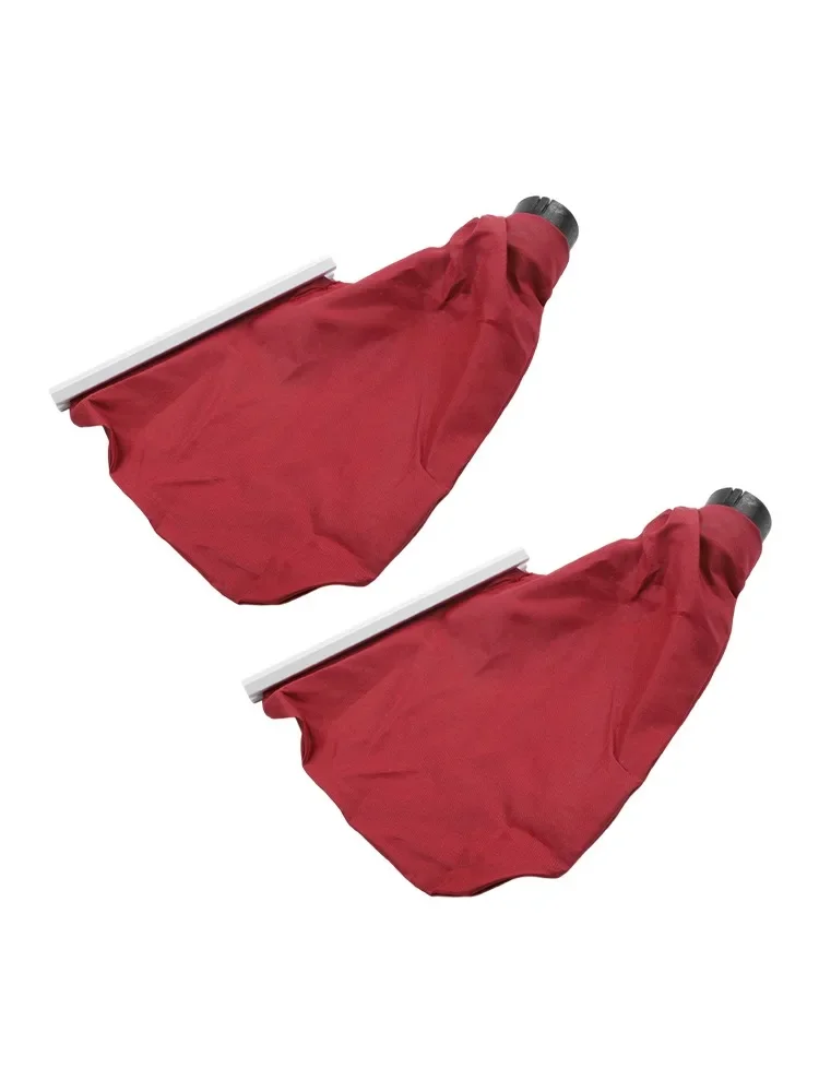 2-Pack Anti-Dust Cover Bag For Belt Sander Parts Compatible With Models 9403 And 9401, Cloth And Plastic Dust Collector Red Blac