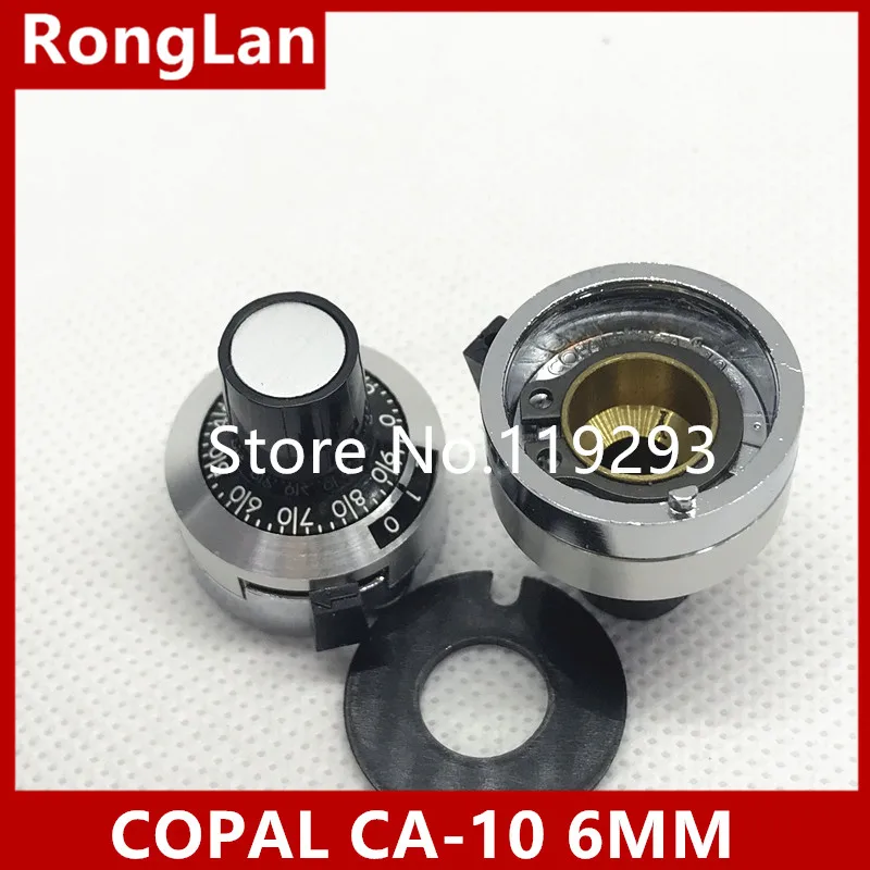 [BELLA]COPAL Japan Science Po multi-turn potentiometer knob cap CA-10 bore 6MM--5PCS/LOT