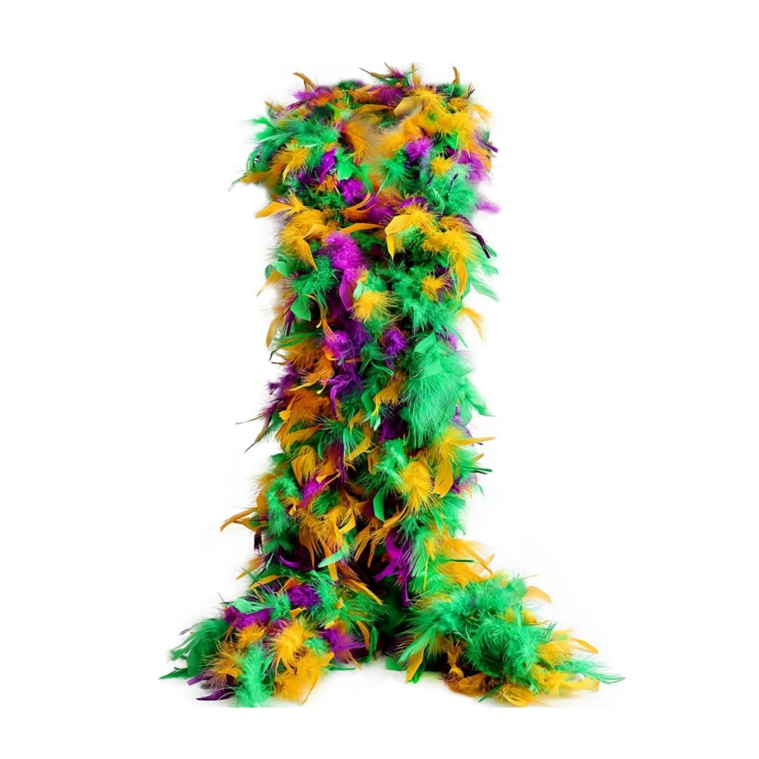 

Golden Purple Green Turkey Chandelle Feather Boa 2Yard Home Dancing Wedding Party Halloween Costume Decoration Feather Boa