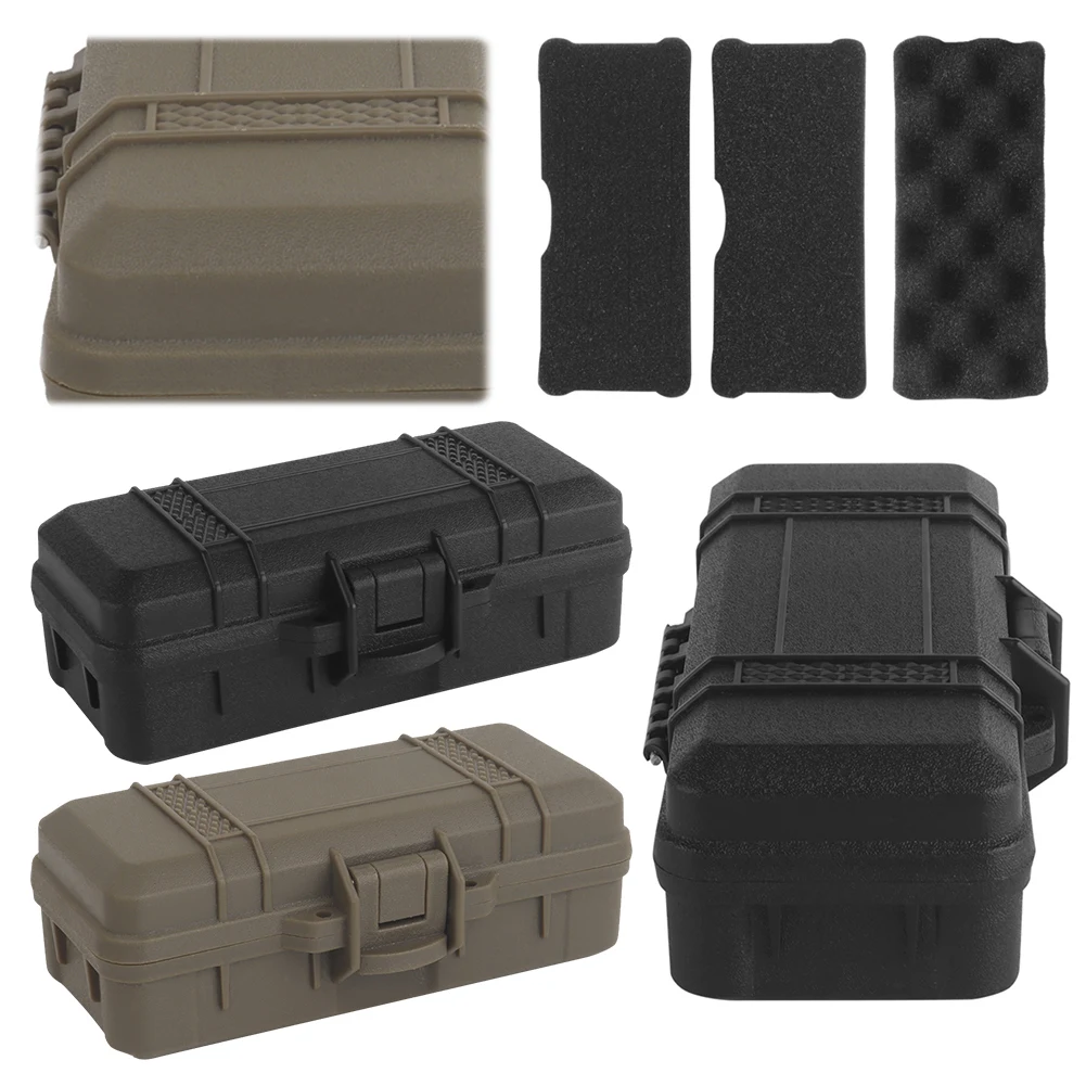 Shockproof Tool Case Camping Airtight Box Waterproof Lockable Safety Protective Tool Case for Instrument Gear Outdoor Accessorie