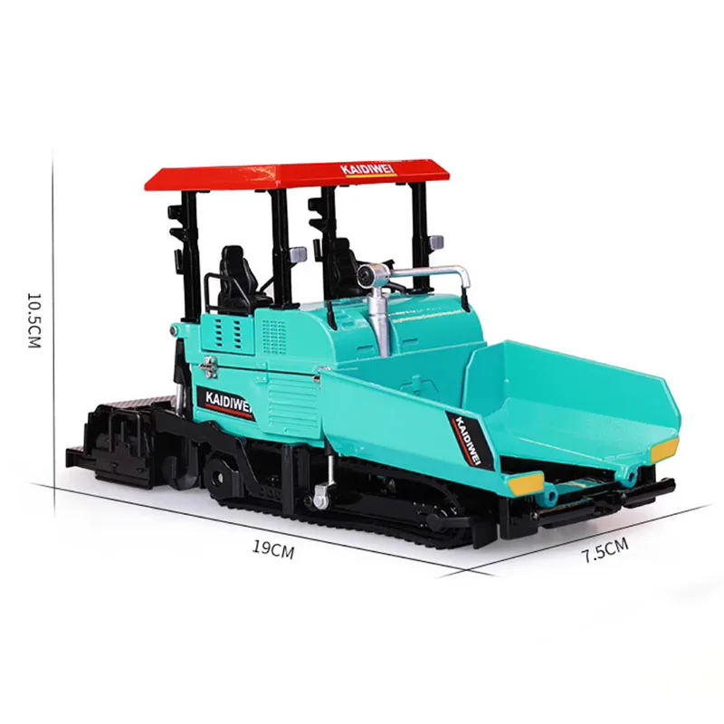 Kaidiwei دييكاست 1:40 مقياس سبيكة لودر أطفال بالريموت كنترول مجموعات الالعاب رصف محاكاة نموذج الأسفلت رصف الأسطوانة شاحنة قلابة حلية Gi #2