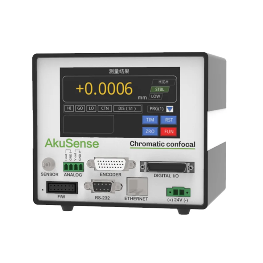 AkuSense ACC-055L Multi-color Confocal Linear Encoder Linear Scale Grating Linear CMOS Laser Displacement Sensor