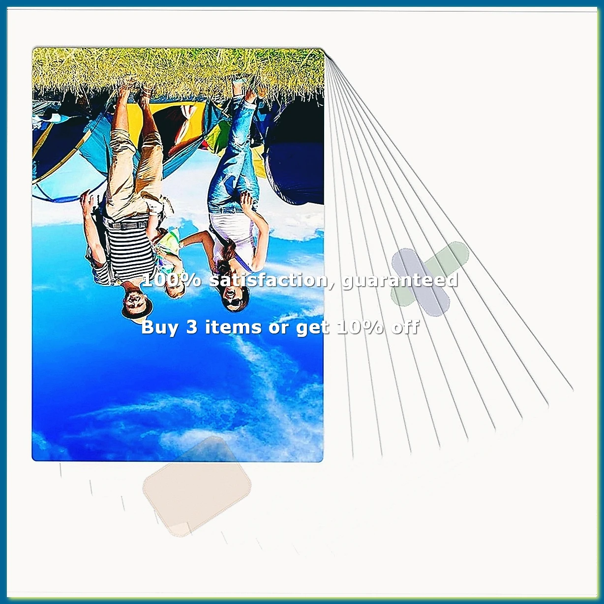 10PCS Sublimation Metal Photo Blank Heat Transfer Paper Picture Sublimation Sign Blank, Aluminum Photo Sign for Design-B-FABY