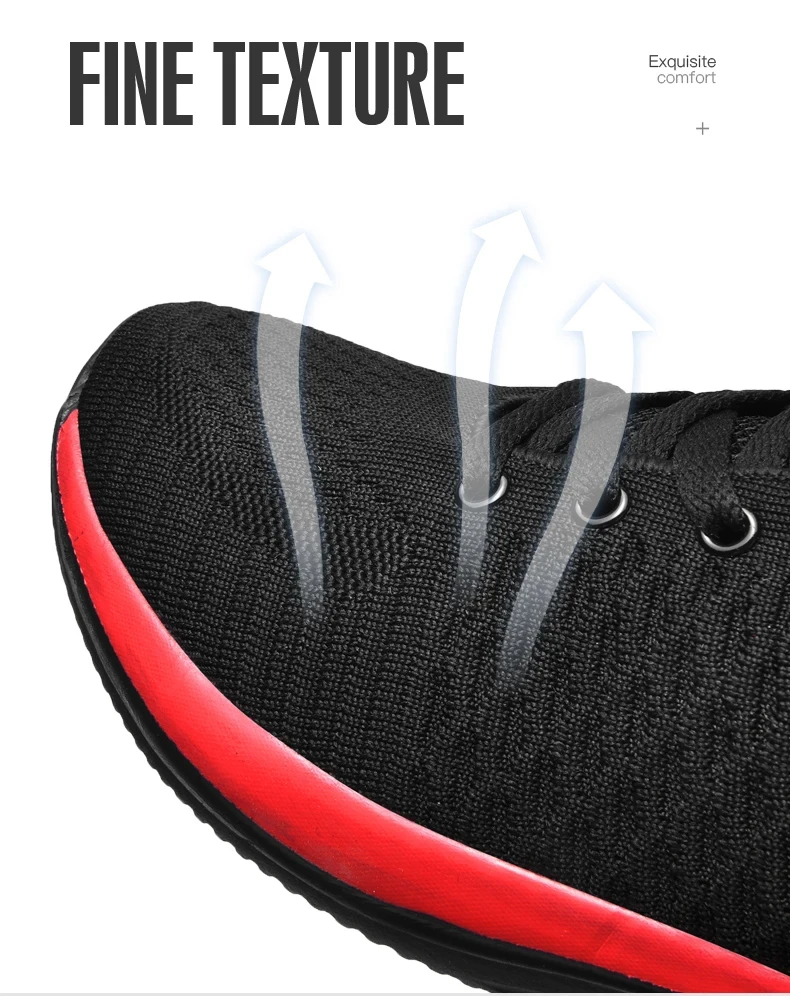 Männer Rennen Gehen Stricken Schuhe Mode Lässig Turnschuhe Atmungsaktive Sport Sportlich Gym Leichte Männer Turnschuhe Casual Schuhe – Detail 3