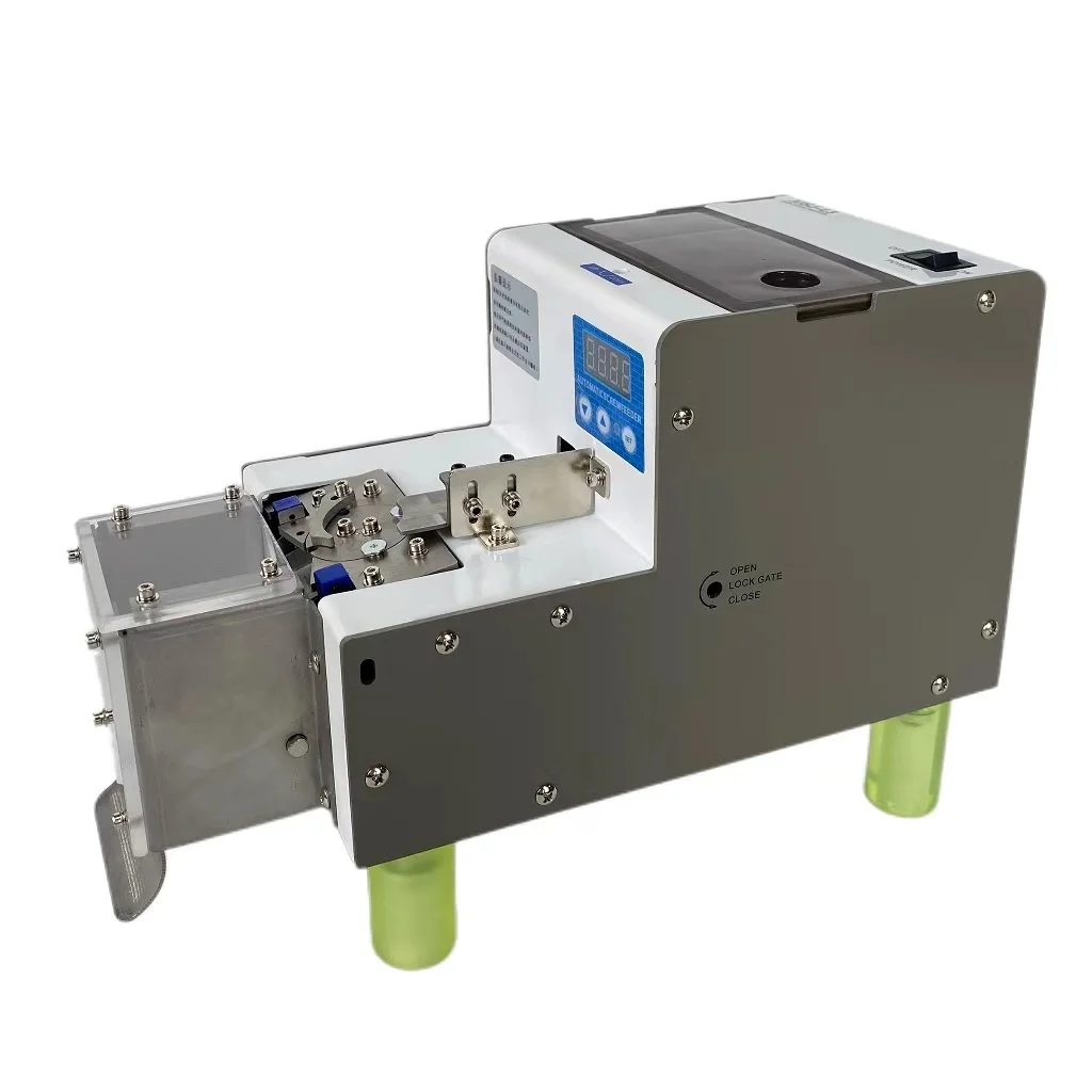 Rotary Table Counting Feeder For M1.0-M5.0 Screws PLC Controlled Motor Digital Display Adjustable Track