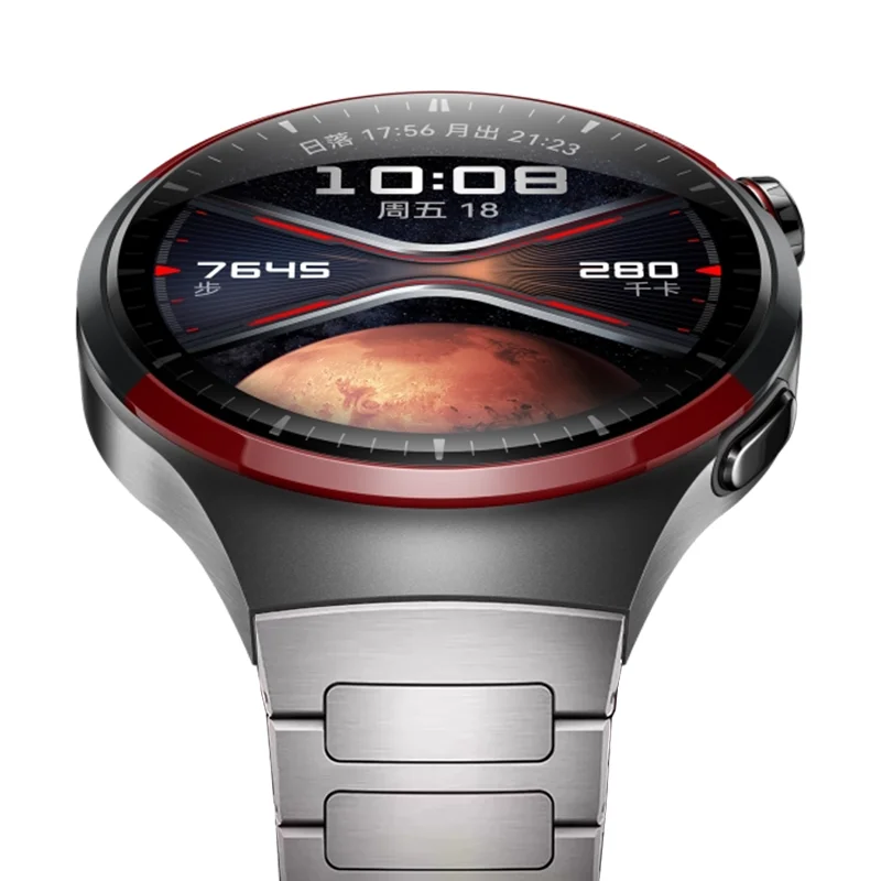 No Gaps Original Titanium Metal Strap For Huawei Watch 4 Pro Metal Bracelet For Huawei Watch 4 Pro Business Band Correa