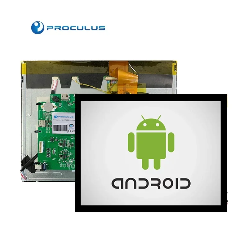 Proculus 15 inch RK3128 touch panel Lcd Module custom Display Modules with Android System