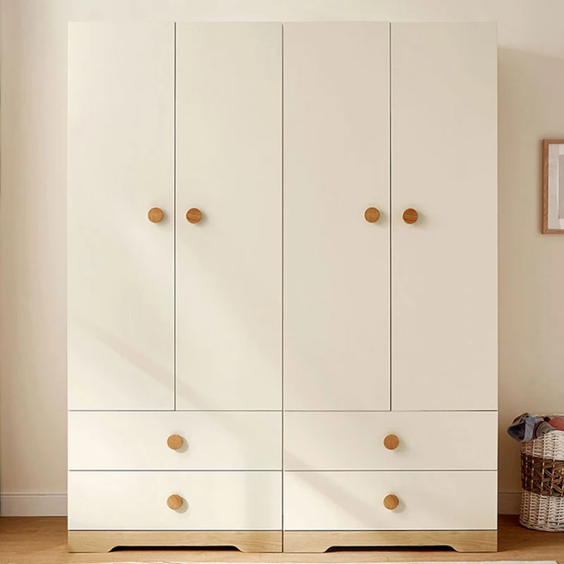 

White Modern Wardrobes Display Clothes Luxury Dressers Storage Cabinets Apartment Wooden Closets Abiertos Furnitures Bedroom