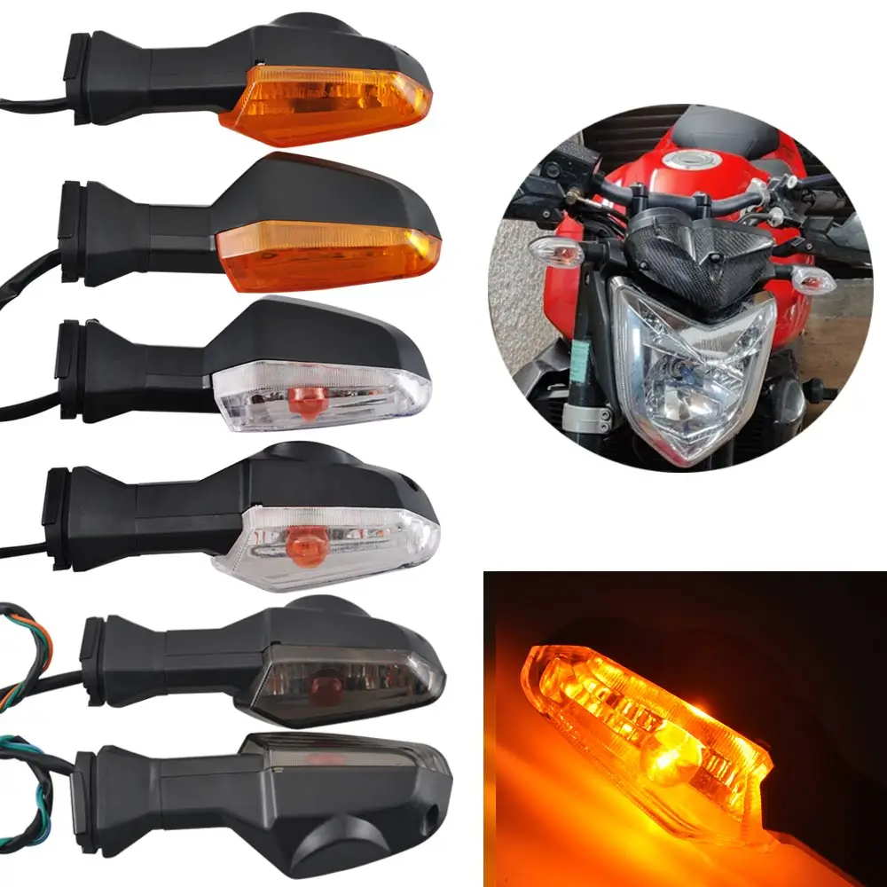 

Motorcycle Turn Signals Lights High Brightness For KAWASAKI ZX-6R NINJA 1000 650 300 250R 2013-2016