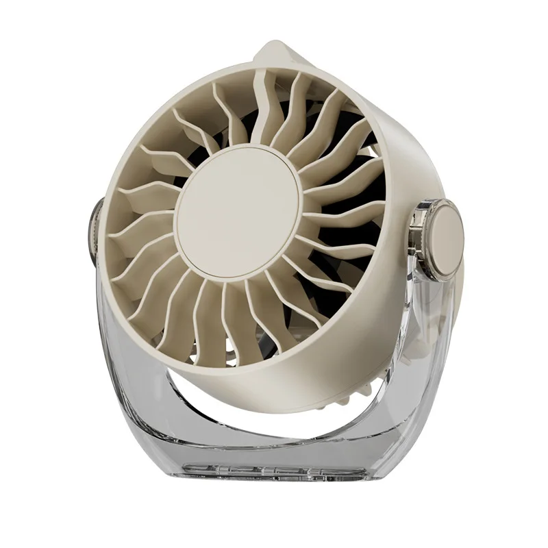 360 Degree Rotatable USB Rechargeable Magnetic Desk Fan 3 Wind Intensity Levels Portable Compact Design 12.87 cm Height