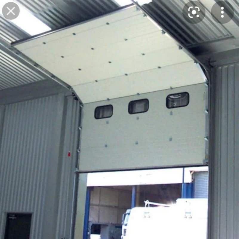 Sectional Overhead Door Security Electric Control Industrial Liftting Gates Custom Design Warehouse Logistics Facilitie Entrance