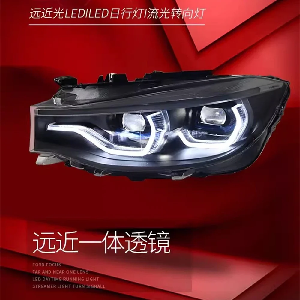 Car Led Headlight Assembly For 13-19 BMW 3 series GT F34 DRL daytime running light turn signal 2pcs