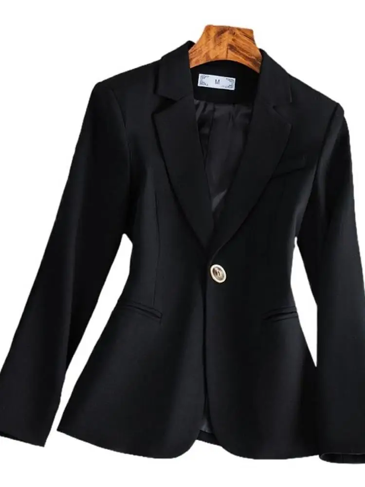 Cleanfit Sle Commute ort Suit Jaet المرأة Ele التخسيس حجم صغير Busin طويل Sve irt الإنتاج الصيني