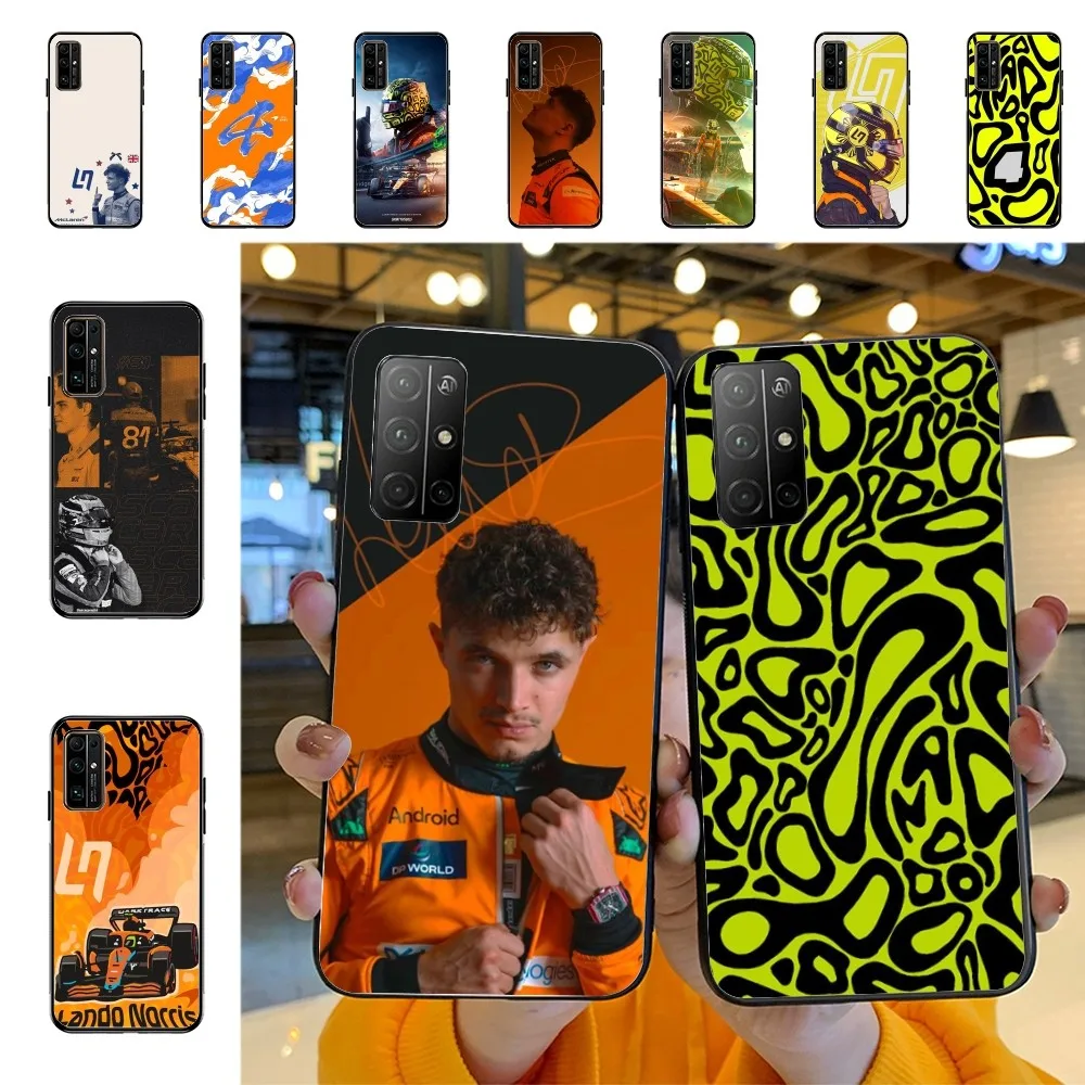 F1 Formula 1 L-Lando N-Norris Phone Case For Huawei Honor 10 lite 9 20 7A 9X 30 50 60 70 pro plus Soft Silicone Cover