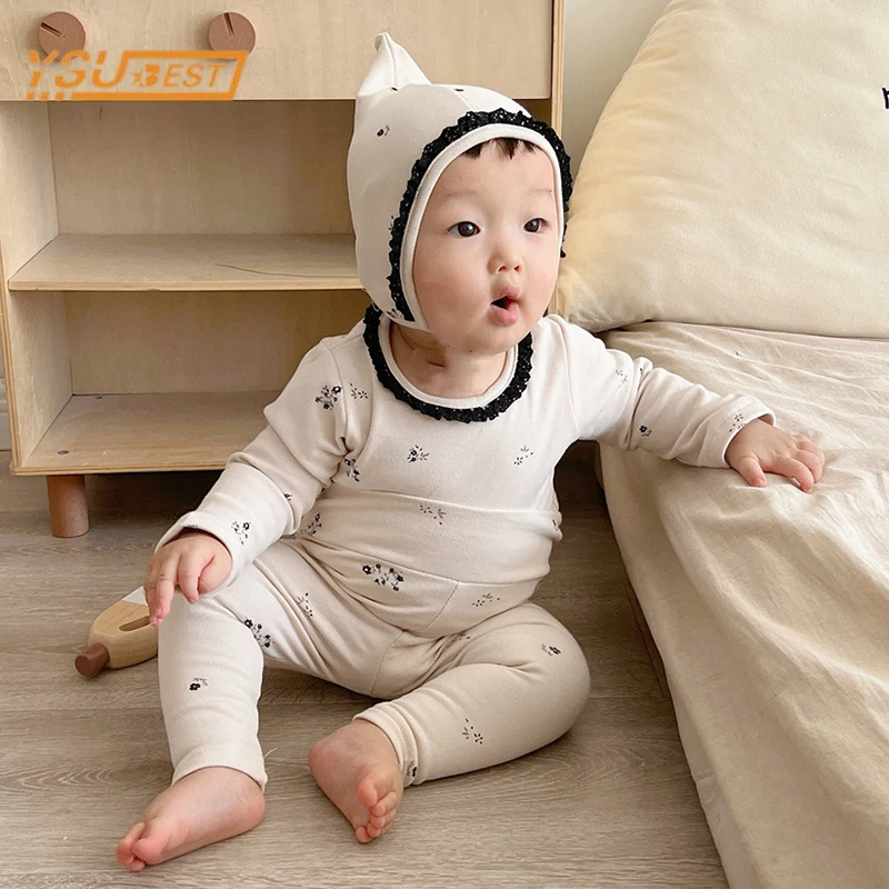 

3 шт., Детский комплект из футболки с длинным рукавом и брюк