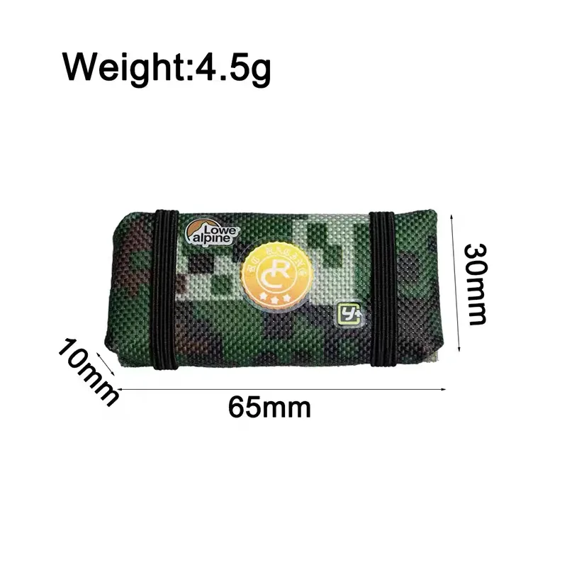 Simulated Roof Luggage Tent Bag Decorate Handmade Scale Simulated Tent for 1/18 1/24 1/30 1/32 RC Crawler TRX4M SCX24 Fcx24 MN