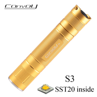 Convoy S3 SST20 Flashlight Linterna Led 18650 Flash Light High Power Torch Camping Fishing Lamp Portable Lighting