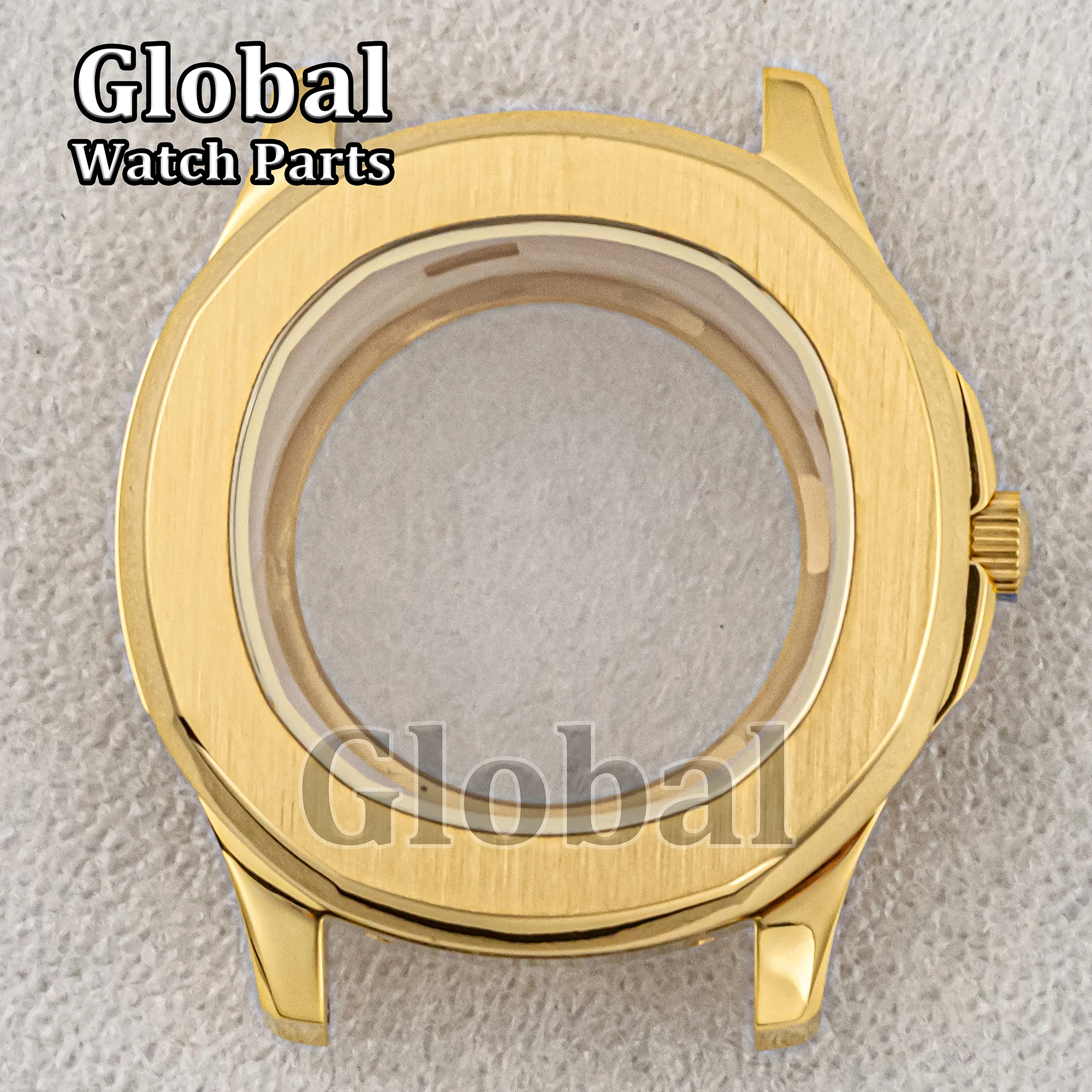 ノーチラス アクアノート ステンレススチール製時計ケース 適用 NH36 ケース サファイアガラス 高級 NH35 ムーブメント部品 ガラス底