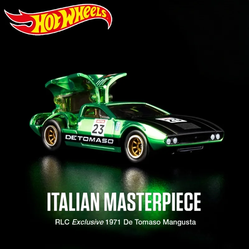 

New Genuine Hot Wheels Rlc 1/64 De Tomaso Mangusta Simulation Model Toy Car Holiday Gifts Collectibles Desktop Ornament In Stock