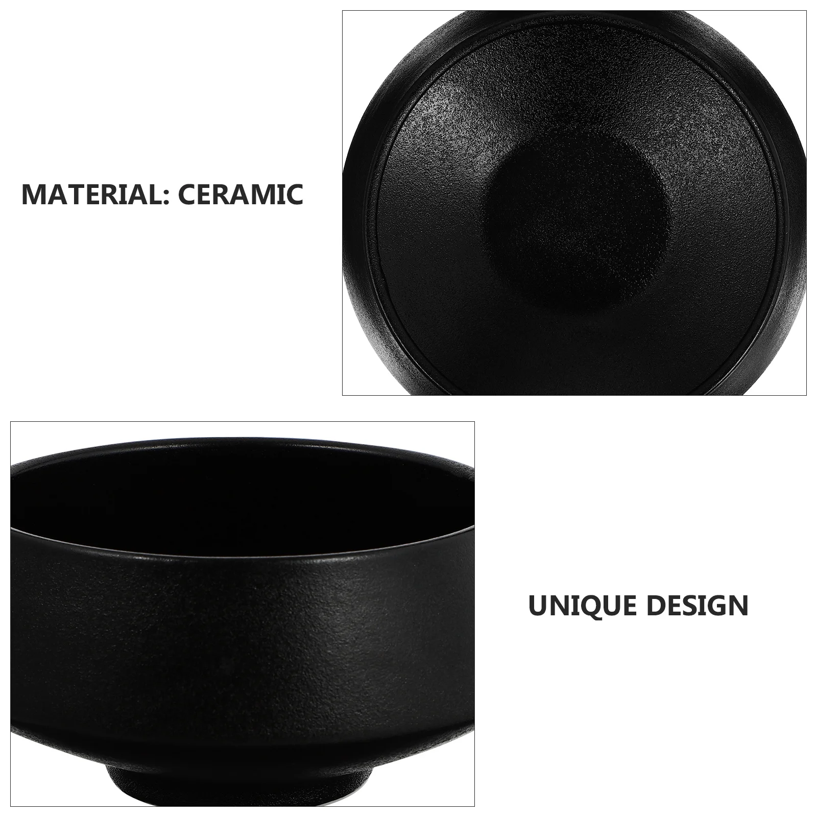 

Ceramic Frosted Ramen Bowl Practical Creative Bowl for Instant Noodles Salad Serving Food Serving Container