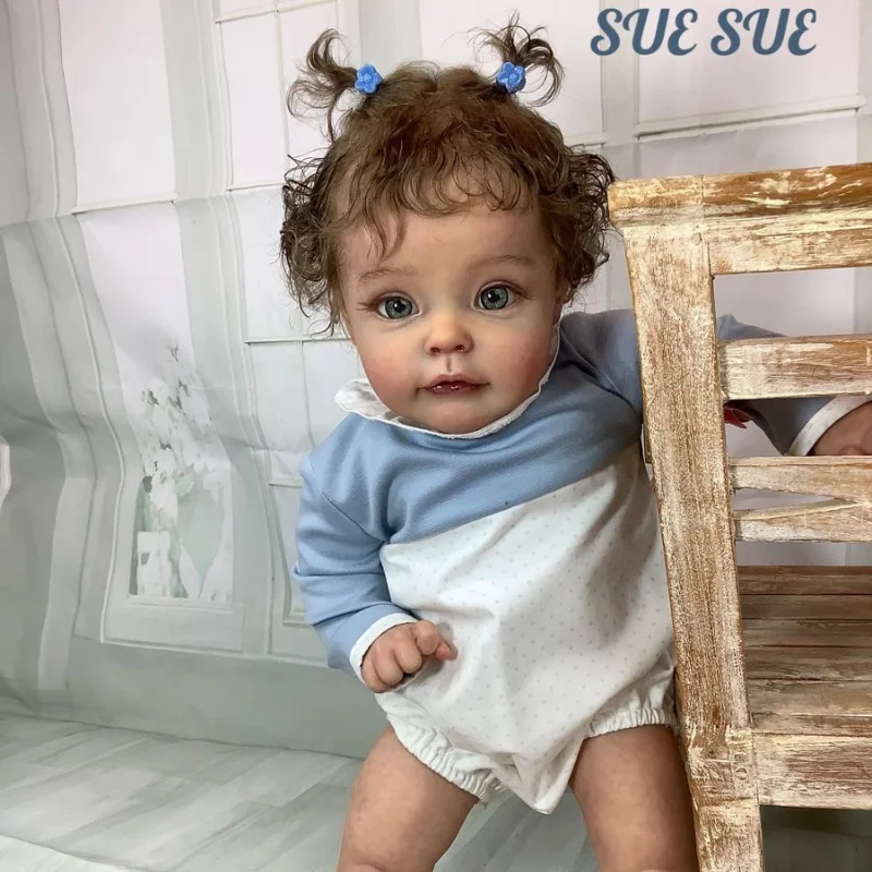 الفينيل تولد من جديد عدة دمية طفل ، قوالب مفككة ، فارغة ، غير مصبوغ ، اليدوية ، لتقوم بها بنفسك ، لعبة للبنات والأولاد ، لول ، سوبر سو ، 22"