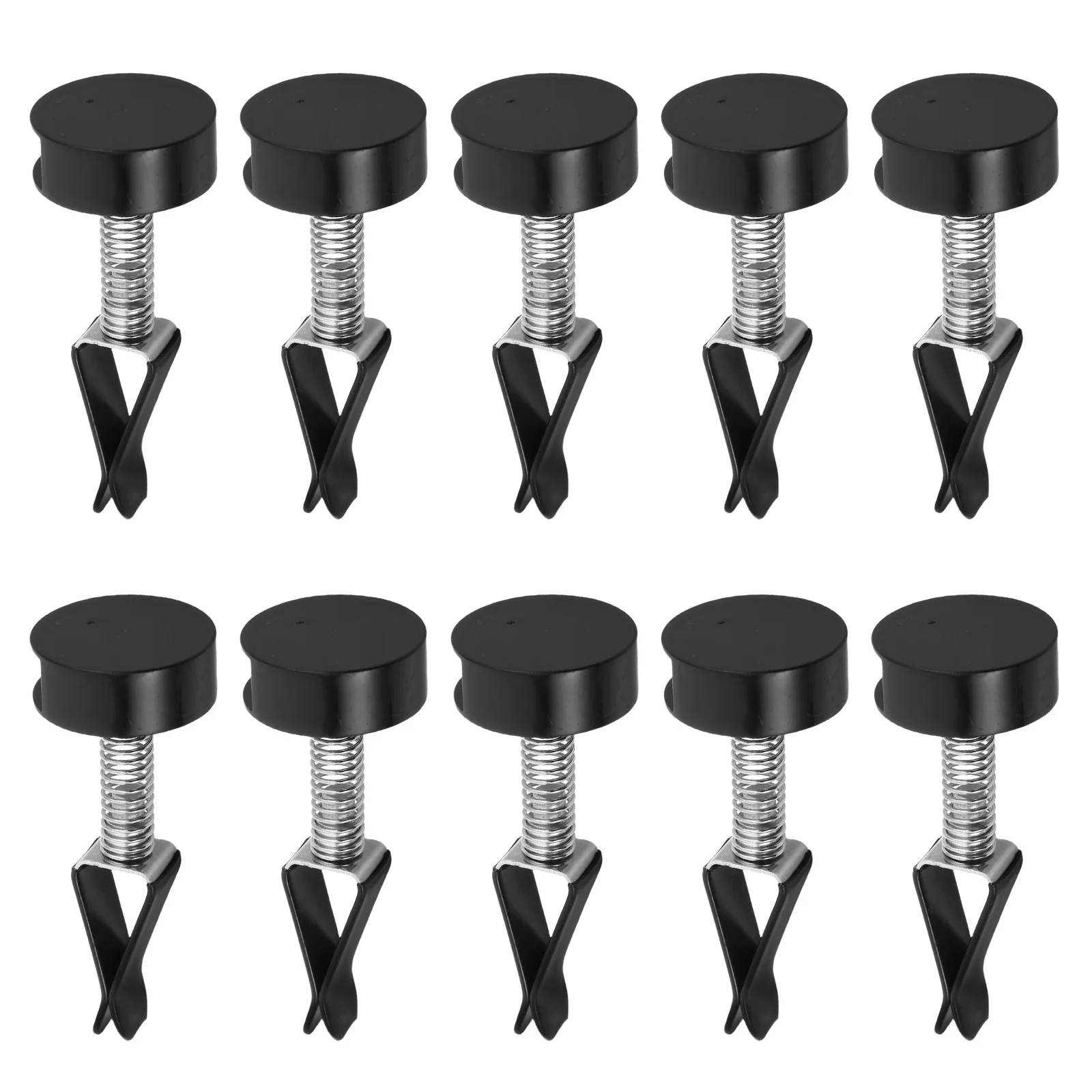 

10pcs Car Perfume Clips Black Air Outlet Vent Accessories Long Lasting Fragrance Easy Installation Secure Spring Design