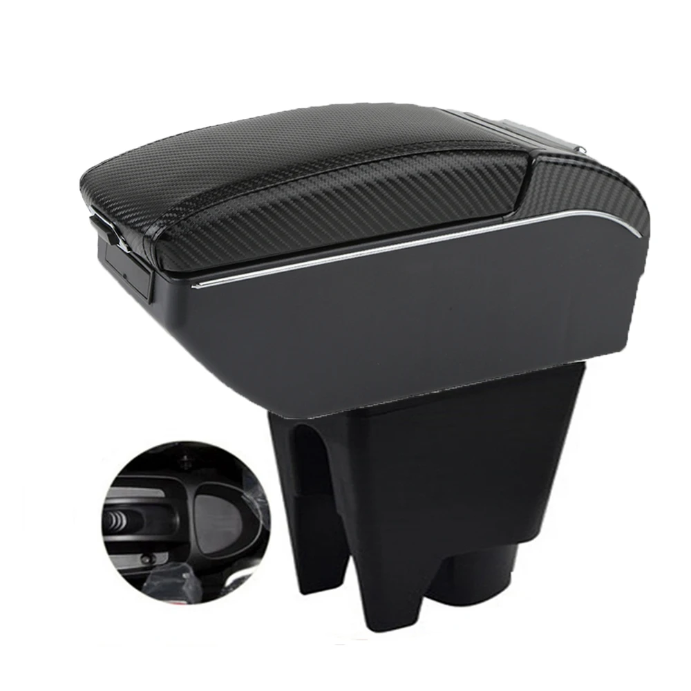 For Citroen C1 Armrest Box Peugeot 107 Toyota Aygo BJ Storage Box Arm Bracing central control panel elbow support for drivers