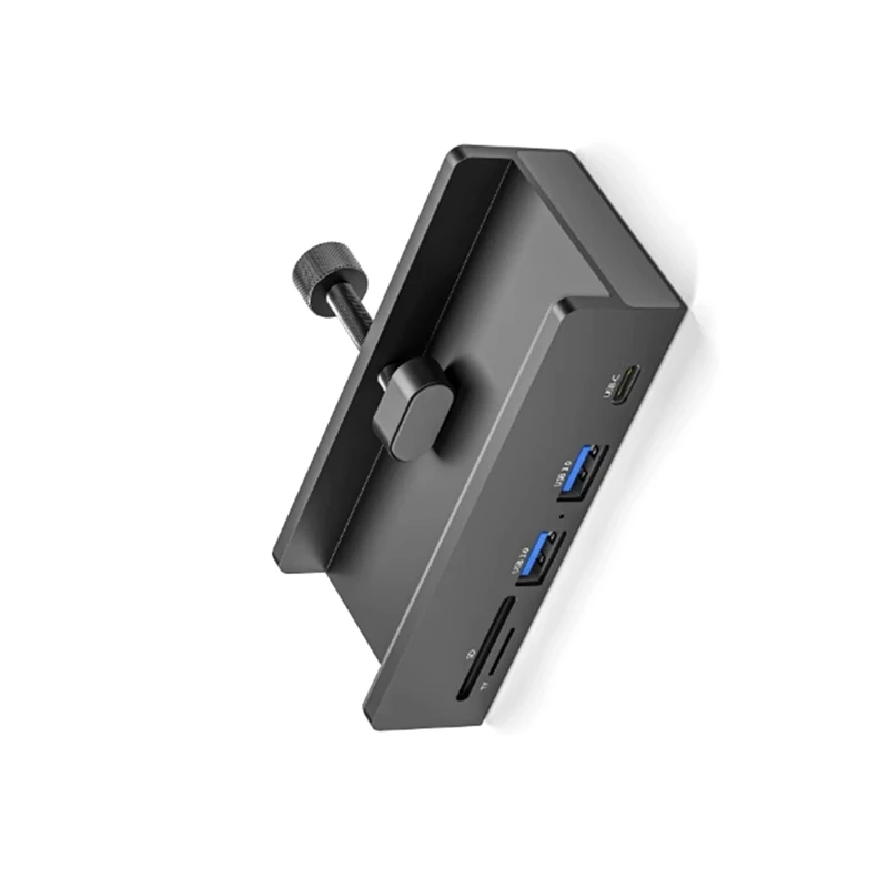 USB 3.0 HUB USB Clip on Docking Station USB 3.0 Adapter Multi Splitter 5Gbps High Speed Adapter for PC Laptop-BCBW