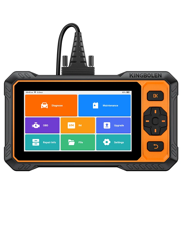 KINGBOLEN S6 PRO OBD2-Scanner, Lebenslange Kostenlose Updates, Vollsystem-Diagnosegerät mit 20 Reset-Funktionen, Unterstützt CANFD-Protokolle, Bidirektionale Steuerung, Auto-VIN-Scan, OBD-Scanner