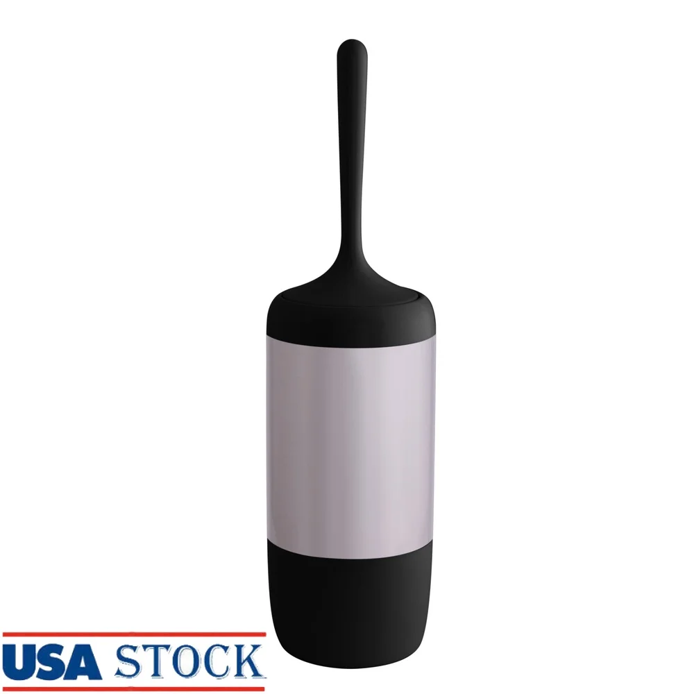 

Компактный матовый держатель для туалетной щетки из нержавеющей стали, круглая чистящая щетка на 360 градусов, вентилируемый дизайн, отдельно стоящий инструмент для чистки