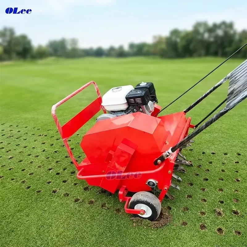 Self Propelled Metal Lawn Mower Aerator Coring Machine Lawn Aeration Tool Lawn Aerator for Sale