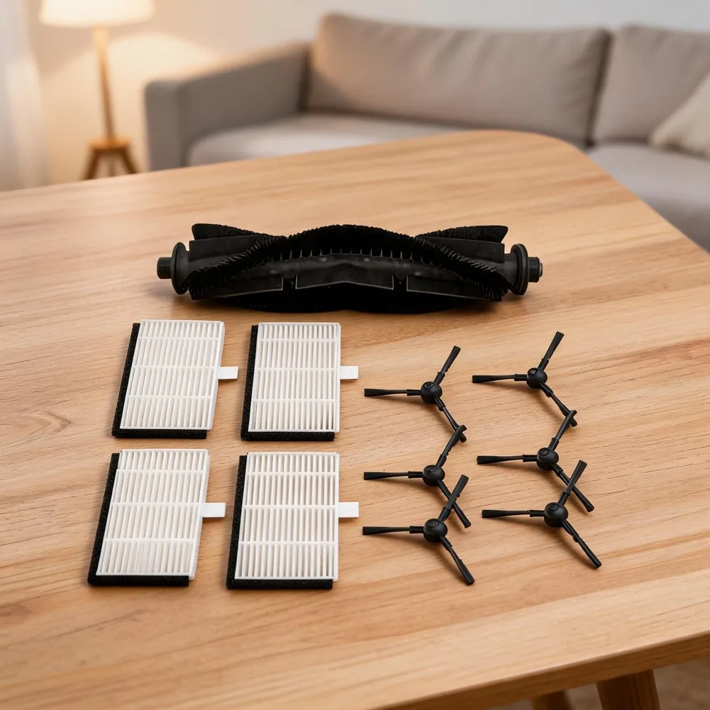 Replacement Part Kit For Monsga MS1 MAX: Enhance Cleaning With Filters & Brushes Replacement Part Kit For Cleaning