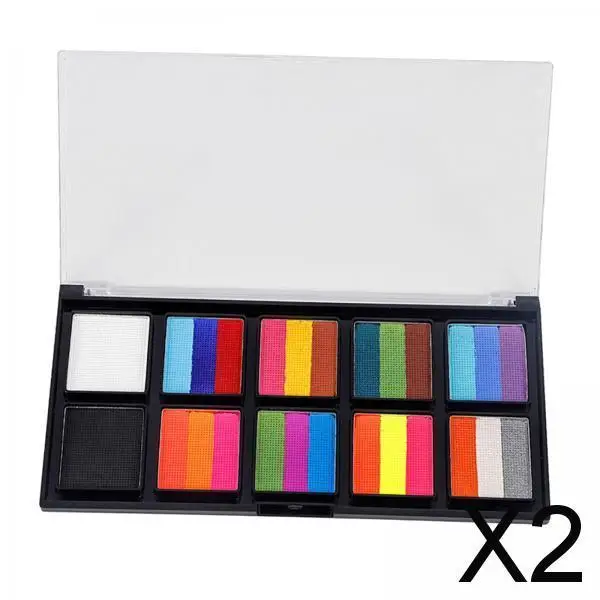 

Multi Color Face Body Paint Palette Washable Pigment Makeup Set for Festival Party Women Men