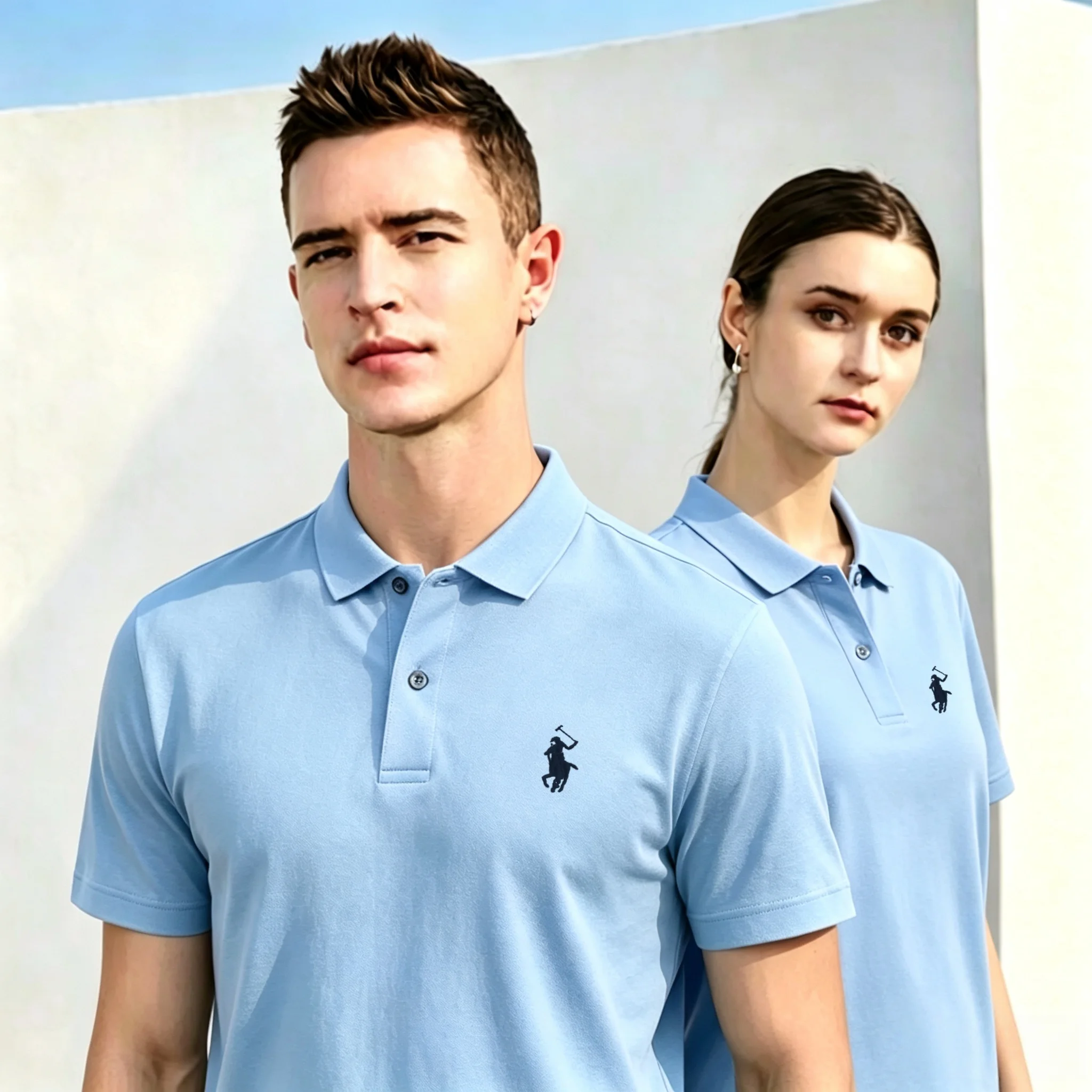 Polo homme 100 % coton pur, ma - Men'S Fashion Logo avis et prix