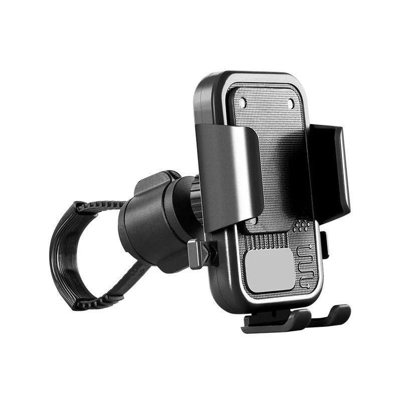 AliExpress NONE SEAMETAL Universal 360 Rotatable Mobile Phone Holder Shockproof Navigation Phone Stand for Bicycle Motorcycle Bike Safe Riding