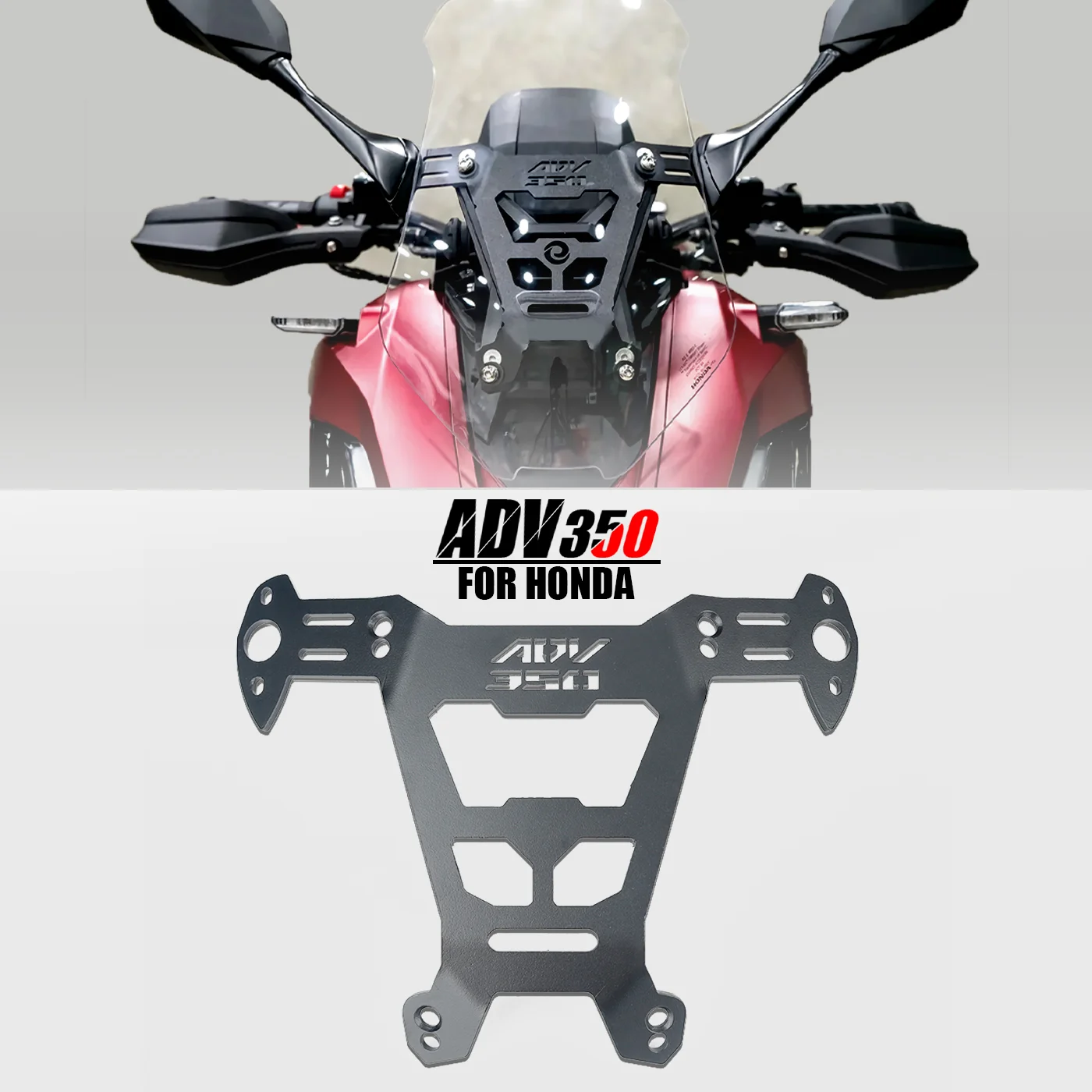 

ADV350 Fit HONDA ADV350 ADV 350 2022 2023 Side Mirrors Bracket Kit Windshield Rearview Mirrors Holder