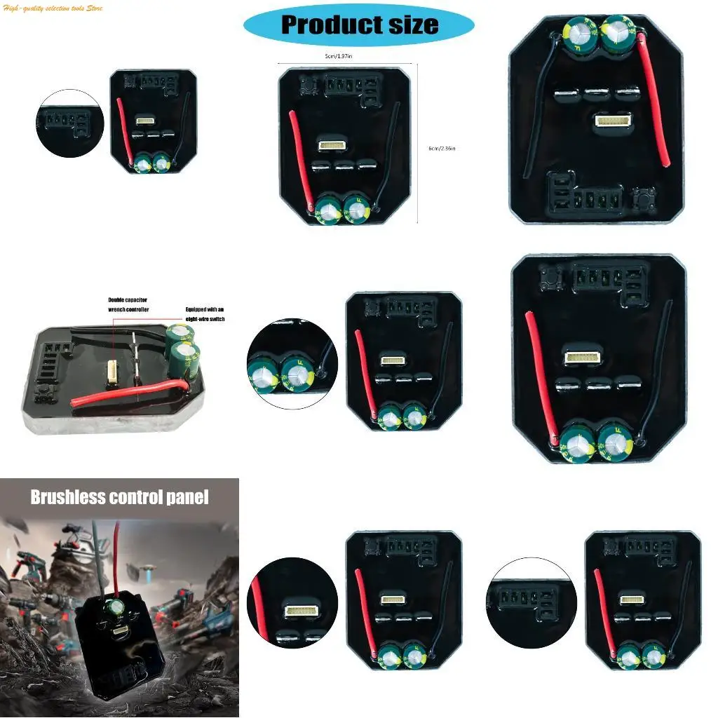 

203F Universal Brushless Driver Circuit Board Metal Housing for Lithiums Batteries