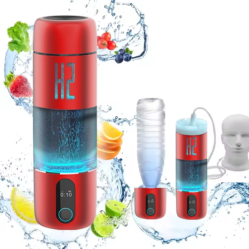 

Rechargeable Hydrogen Generator Ionizer 5000PPB H2 Rich Cup Portable Hydrogen Rich health Maker USB Hydrogen Water Bottle