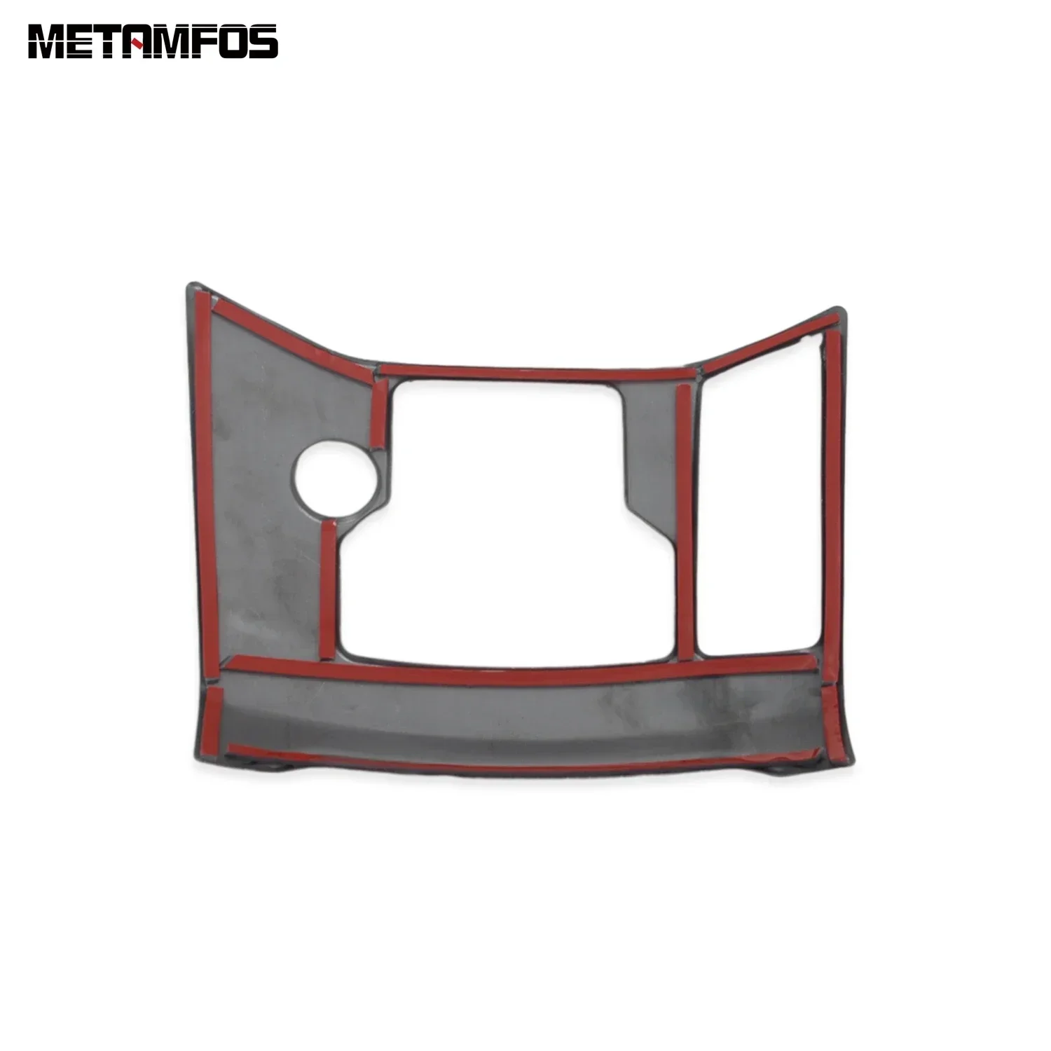 مركز وحدة التحكم والعتاد التحول صندوق غطاء لوحة الكسوة لمازدا CX5 CX-5 KF 2017-2023 2024 الأسود الصلب الداخلية اكسسوارات السيارات التصميم #6