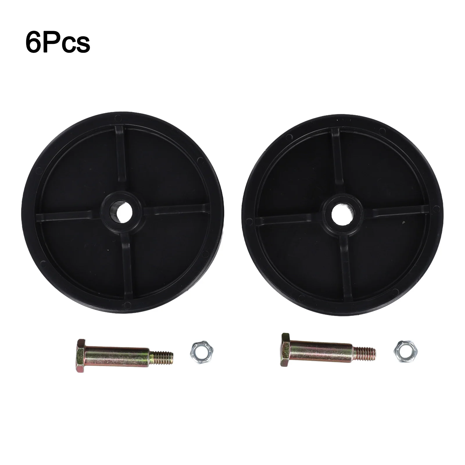 Dependable Lawn Mower Deck Wheel Set Compatible with For TroyBilt & For Cadet Models Comes as a Convenient 2 Pack with Hardware