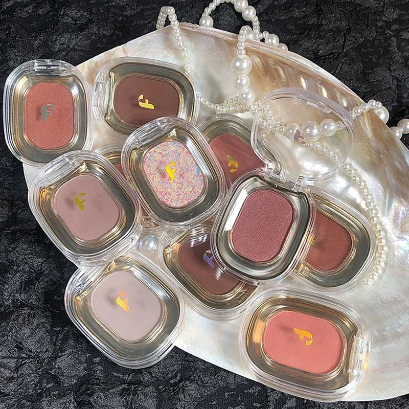 Macaron Grey Eyeshadow Palette, Matte, Shimmer, Maquiagem Base de Sombra, Pigmento Castanho Terra, Blush, Contour Powder, Única Cor