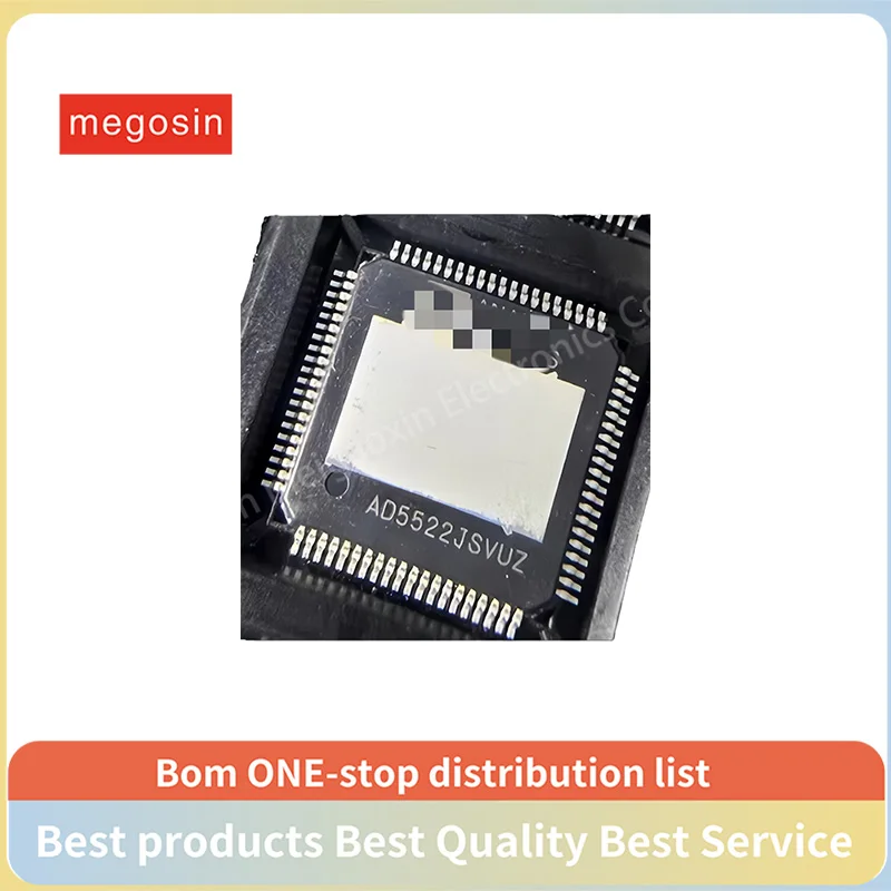 1PCS/LOT  AD5522JSVUZ-RL AD5522JSVUZ 5522JSVUZ TQFP-80 Four-parameter measurement unit