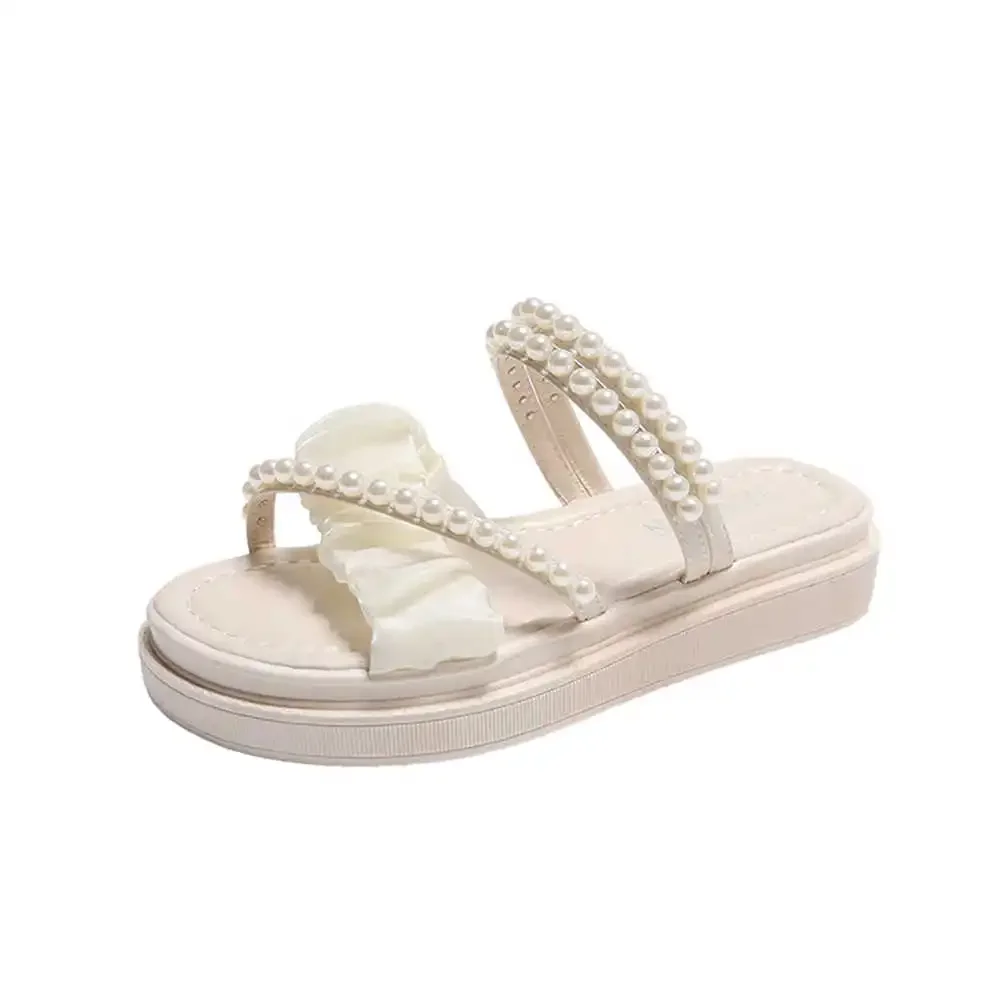 Open From Front Thick-heeled Woman's Slippers Wholesale Tourist Sandals Shoes Sneakers A Sport Chassure Hit Training Casual