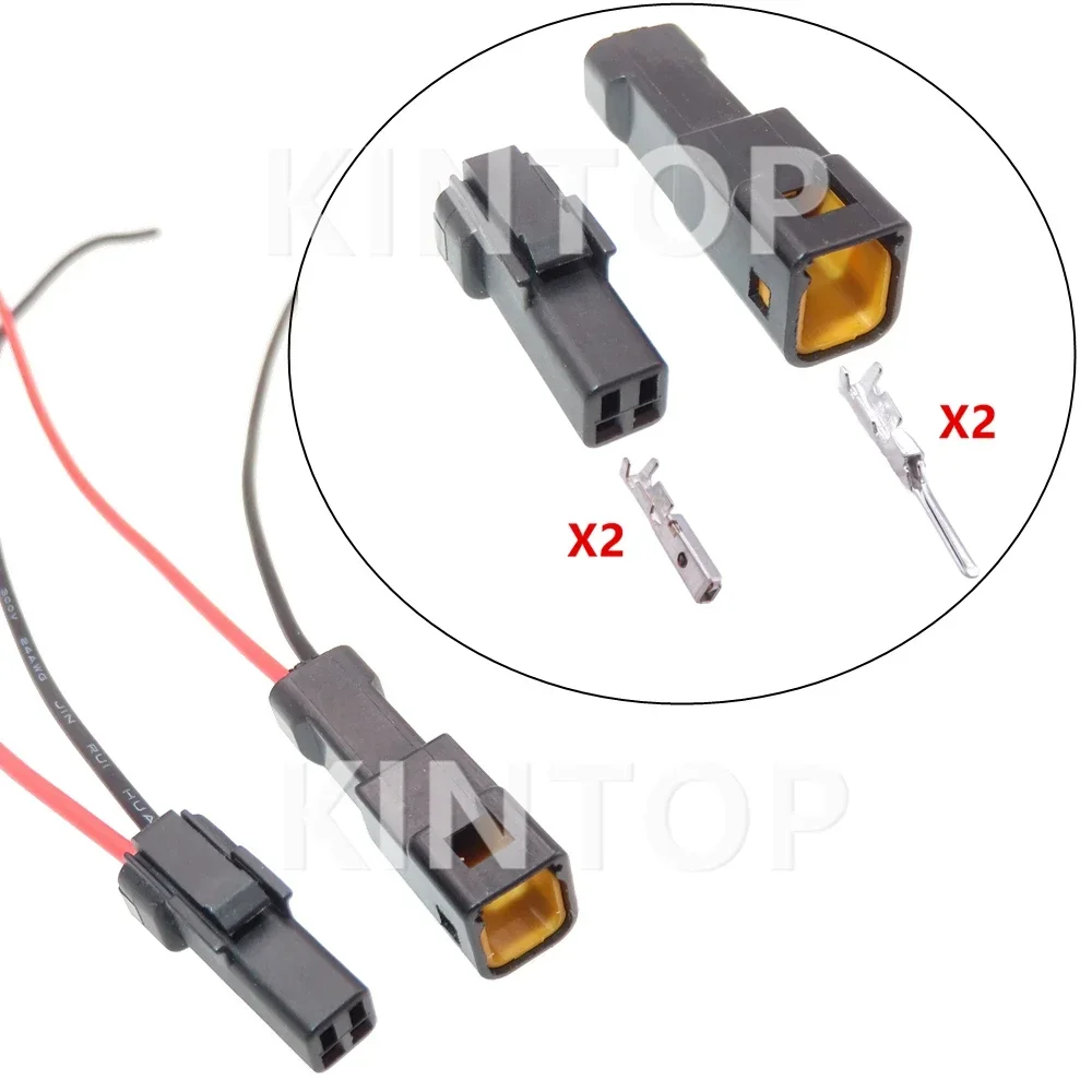 1 مجموعة 2 دبابيس 02T-JWPF-VSLE-S 02R-JWPF-VSLE-S التيار المتناوب الجمعية سيارة منخفضة سلك التيار المقبس السيارات البلاستيك الإسكان موصل
